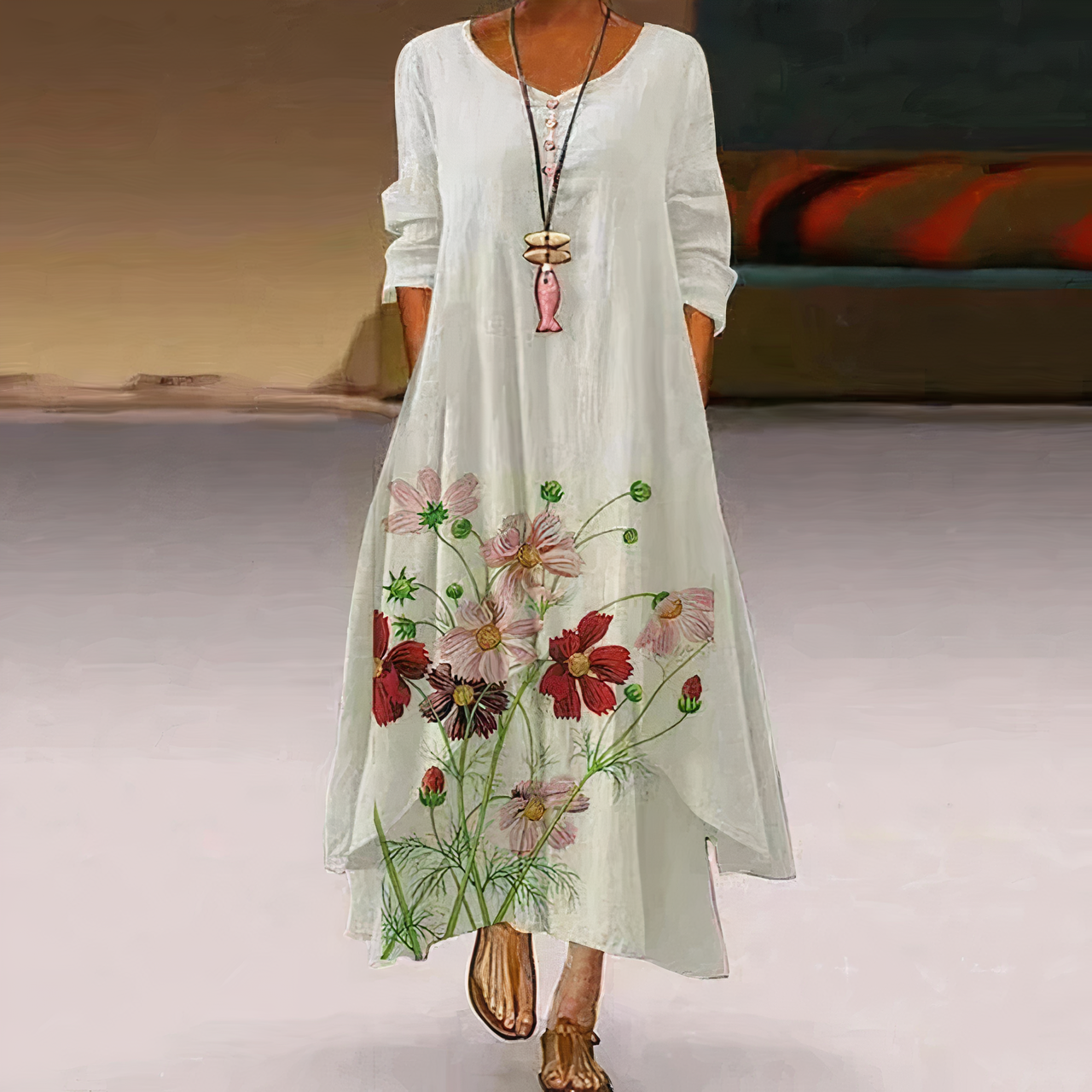 Anouk – Luftiges Baumwollkleid